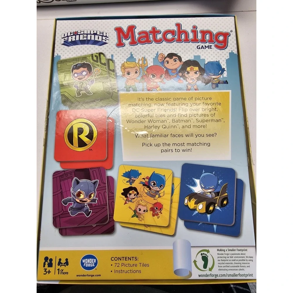 Wonder Forge DC Super Friends Matching Game for Boys &‎ Girls Age 3 and Up